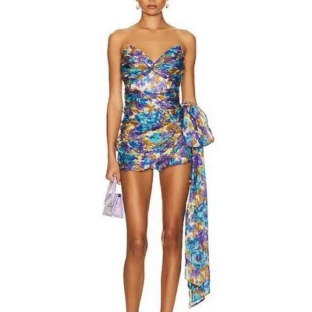 Zimmerman Multicolor Strapless Dress